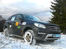 Новый Mercedes-Benz ML уже проходит тесты в Украине