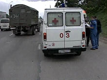 В Самаре полицейская машина перевернула пассажирский автобус