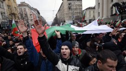 Массовые антиправительственные протесты проходят в 40 городах Болгарии