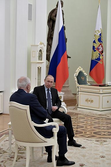 Встреча с Президентом Южной Осетии Леонидом Тибиловым