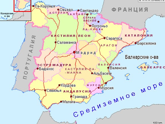 Сантандер город в испании карта